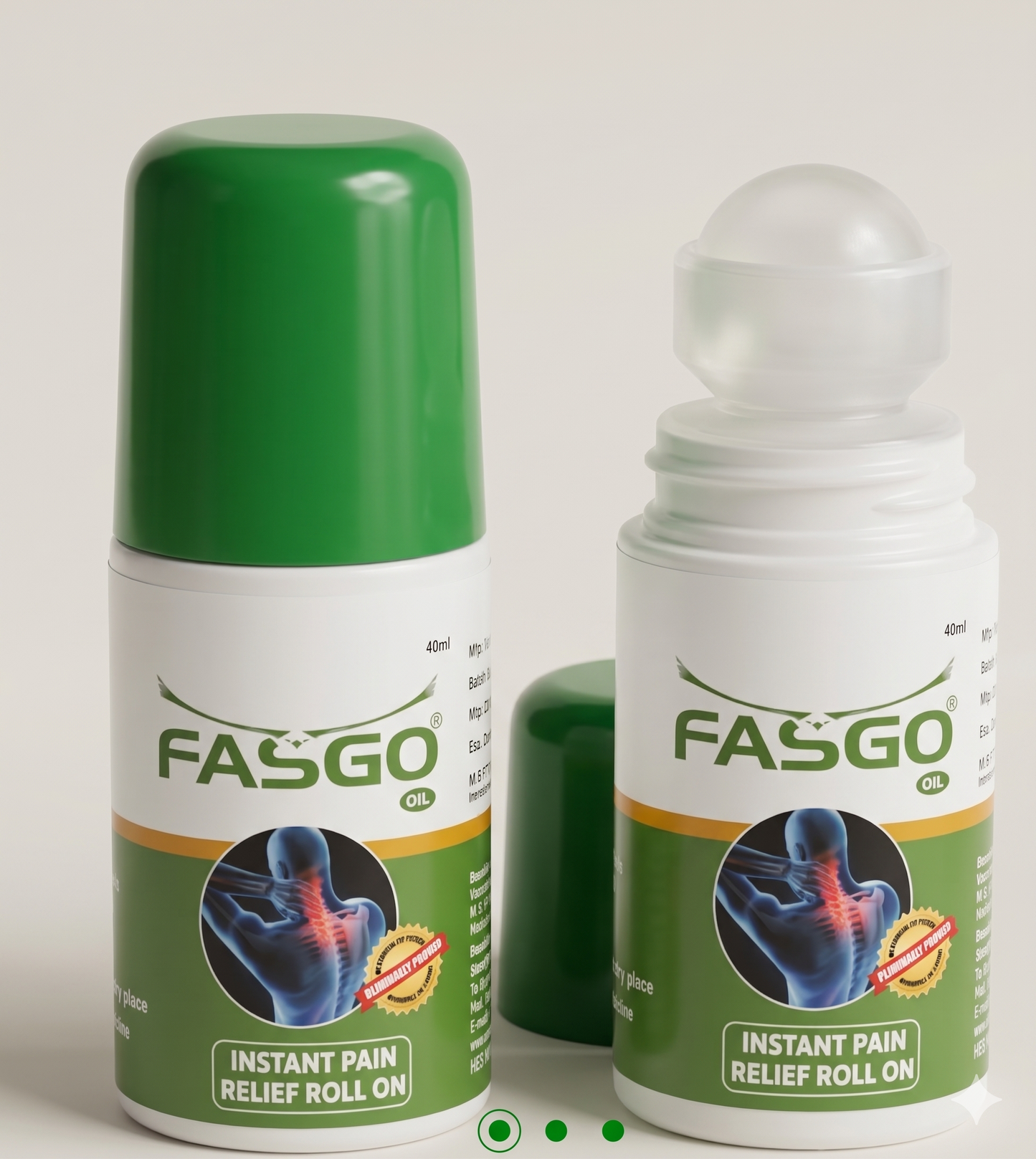 Fasgo Ayurvedic Rollon-40ml
