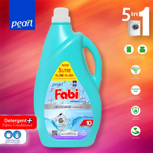 Pearl Fabi Power Clean 5 Litre