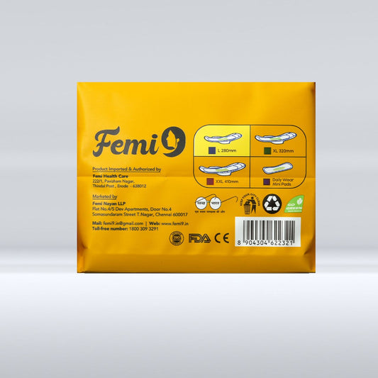 Femi9 Anion Pantyliner 180mm (30 Cotton Pads)